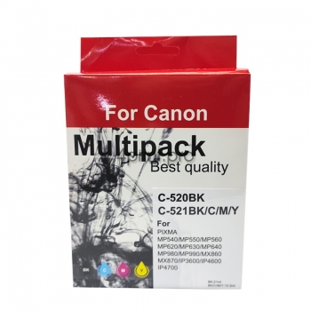 Картинка Мультипак картриджей Canon (PGI-520/CLI-521) 5 шт. от магазина 4print.pro