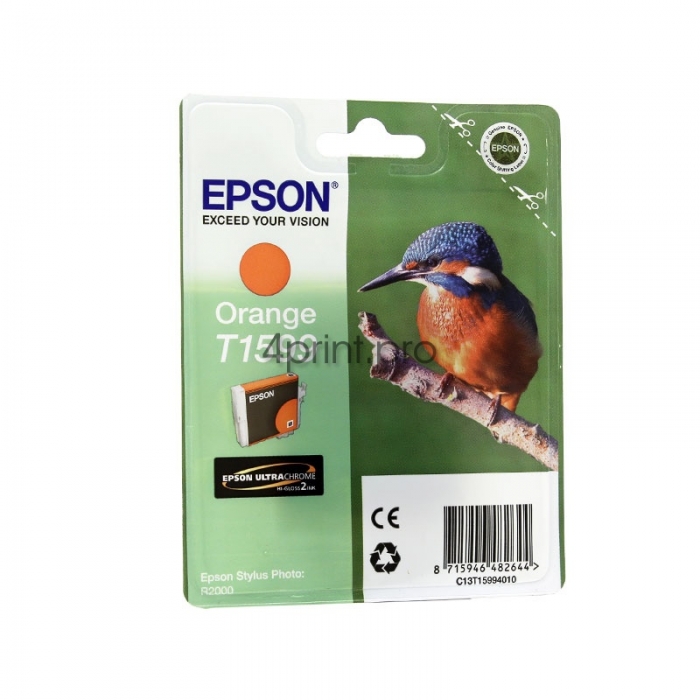 Картинка Картридж оригинальный Epson T1599 (для R2000) оранжевый от магазина 4print.pro