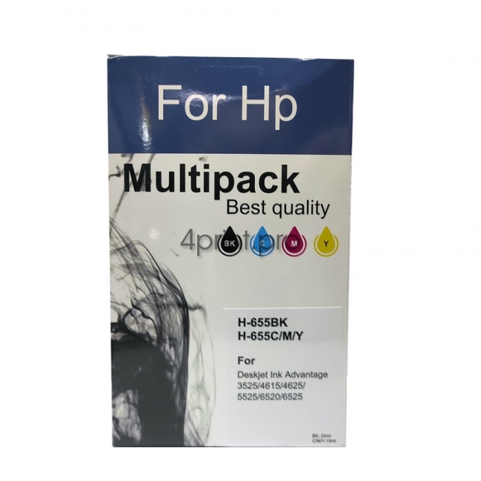 Картинка Мультипак картриджей HP 655 (4шт.) от магазина 4print.pro