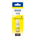 Чернила оригинальные для Epson L8160/L8180 (115Y) EcoTank 70мл. жёлтые от магазина 4print.pro